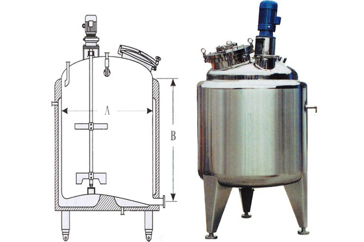 重慶不銹鋼配液攪拌罐